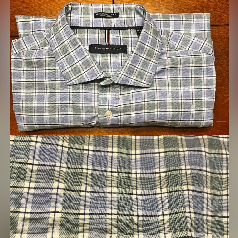 MEN’S Tommy Hilfiger long sleeve button up shirt